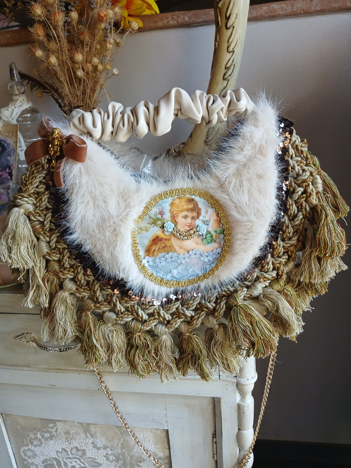 Borsa decoro cherubino